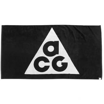 Nike ACG Black/White Fitness Towel - Unisex, 145x80cm
