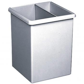 Exacompta 41040D - Papelera Cuadrada, 17 l, Color Gris