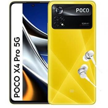 POCO X4 Pro 5G - Smartphone 6+128GB, Pantalla de 6.67” 120Hz AMOLED DotDisplay, Snapdragon 695, Triple Cámara de 108MP, 5000mAh, Yellow