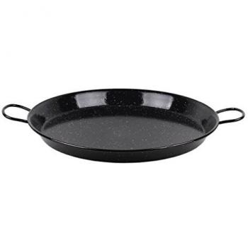 Paellera de acero esmaltada gris Ø60cm
