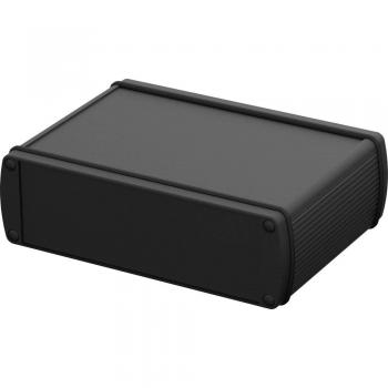 Bopla Caja de Aluminio Negra de Uso General, 169 x 52 x 100 mm, IP65, Apantallada