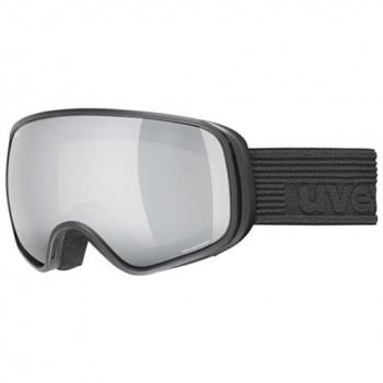 Uvex Scribble FM Sphere Kids Ski Goggles - Black Silver, Full Mirror Lens