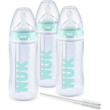 Pack de 3 biberones Nuk First Choice anti-colic con control temperatura