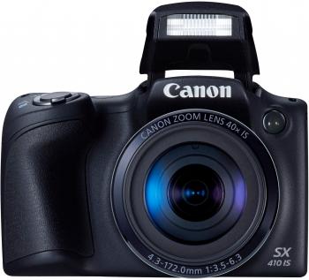 Canon PowerShot SX410 IS - Cámara Compacta de 20 MP con Pantalla de 3, Zoom Óptico 40x/80x, Estabilizador Óptico y Grabación de Vídeo HD en Color Negro