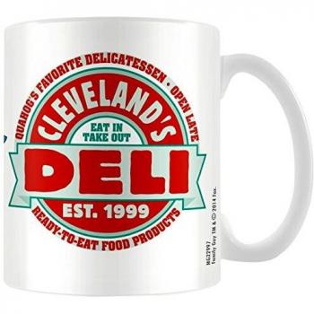 Family Guy Cleveland's Deli Taza de cerámica, Multi-Color