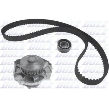 DOLZ Kit de bomba de agua y correa de distribución KD088 para FIAT Punto, Strada, Palio, Siena y LANCIA Ypsilon