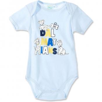Body bebé Mixta manga corta los 101 dálmatas azul cielo 23 meses