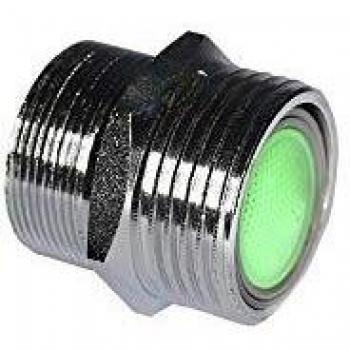 EDM 01366 Adaptador de Grifo de Manguera, Plateado
