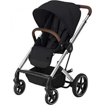 Cochecito Dúo Cybex Balios S Lux 2022 - Chasis Negro, Color Deep Black