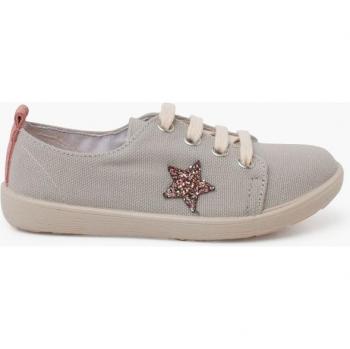 Zapatillas de lona de niña con estrella Pisamonas