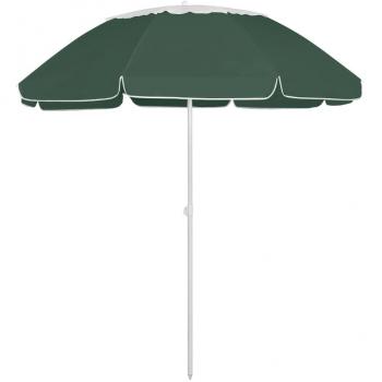 Sombrilla de playa verde 300 cm