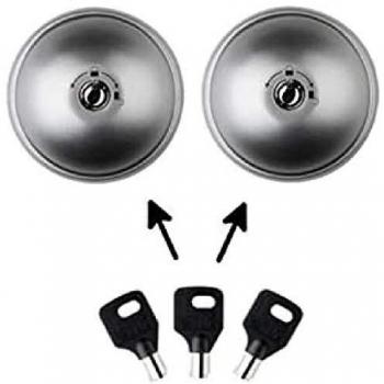 Cerradura de Seguridad Meroni 8090 Smart Duo UFO3 para Furgoneta - Pack de 2 en Gris