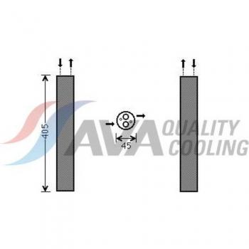 Secadora de aire acondicionado AVA COOLING MND079 con filtro deshidratante PRASCO MND079