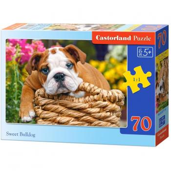 Rompecabezas Clásico Castorland 70 Piezas (Dulce Bulldog)