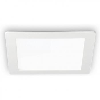Plafón LED empotrado Groove square 16,8x16,8 cm