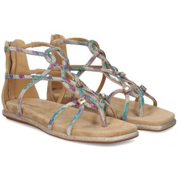 Sandalias planas Alma En Pena para mujer en color marrón