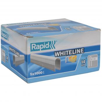 Grapas para Cable 36/14mm Blancas Rapid - Caja de 5000 unidades