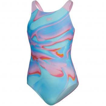 Speedo - Bañador de niña de natación Printed Pulseback Speedo