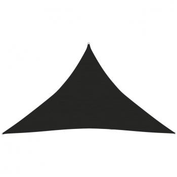 Toldo de vela negro HDPE 160 g/m² 3x3x4 2 m