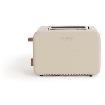 Tostadora Retro Ancha 850W - 6 Niveles de Potencia, Descongelar y Recalentar