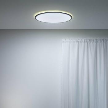 WiZ SuperSlim Plafón LED CCT 32W Ø55cm Negro