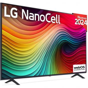 LG 55NANO81T6A - Televisor LED NanoCell de 55 pulgadas con resolución 4K y Smart TV WebOS24