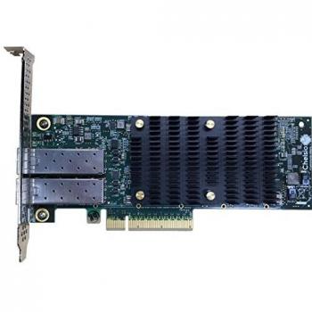 CHELSIO COMMUNICATIONS T6225-CR 2-port Low Profile 10/25GbE UWire Adapter with PCI-E x8 Gen 3, 32K conn SFP28 connector