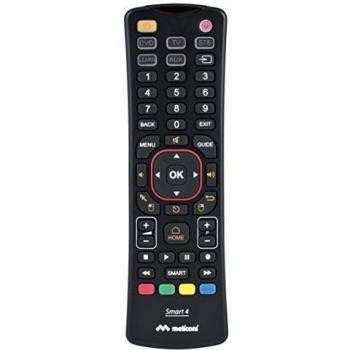 Meliconi Smart 4 RF inalámbrico Pulsadores Negro - Mando a Distancia