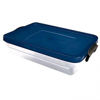 Caja de Almacenamiento Eurobox Traslúcida Rectangular de 20 Litros (4 Uds) DENOX - FAMESA