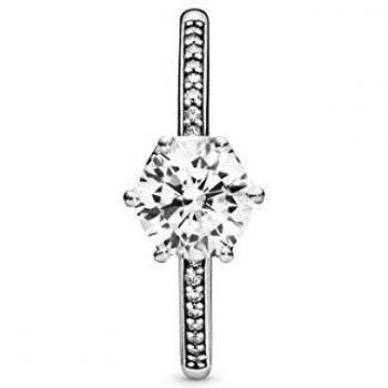 Anillo Pandora 198289CZ-50 mujer plata Corona Brillante