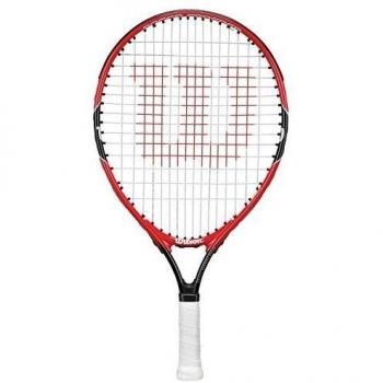 Wilson Roger Federer - Raqueta de tenis para niños, color rojo / gris, 19 pulgadas