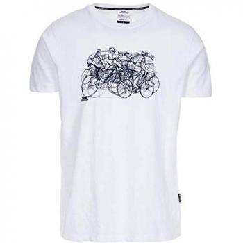 Trespass Wicky II Camiseta de Manga Corta, Hombre, Wht, M