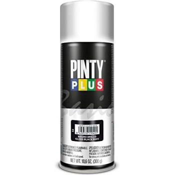 Pintura en spray PINTYPLUS BASIC Negro Brillo 9005, 400ml - 520cc