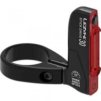 Luz Trasera Lezyne Stick Drive STVZO con Abrazadera de Asiento, Luz Roja