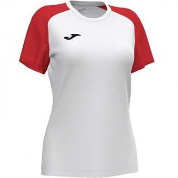 Joma Academy IV Women's Short Sleeve Jersey White Red