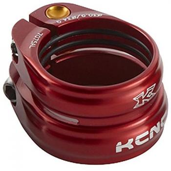 Kcnc sc13 twin seatpost clamp 318272mm alloy bike red by kcnc