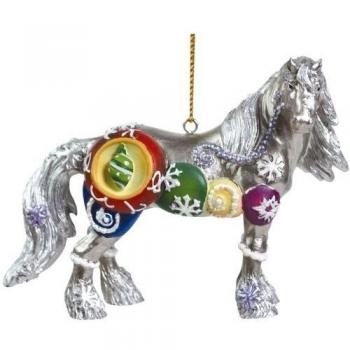 Artículos de regalo Westland artículos de regalo Westland mutabilidad Figura decorativa, cm 6,35, percherón Silverfrost