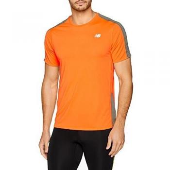 New Balance Accelerate Camiseta, Hombre, Blanco, M