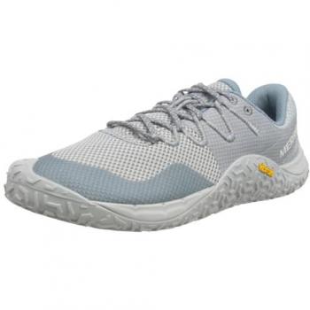 Merrell Zapatillas de Trail Running Trail Glove 7 para mujer, color blanco y gris, talla 37.5 EU