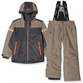 CMP - Conjunto de Chaqueta y pantalón Feel Warm Flat 5.000 39w1864 para niño, niño, 39W1864, Antracita, 116