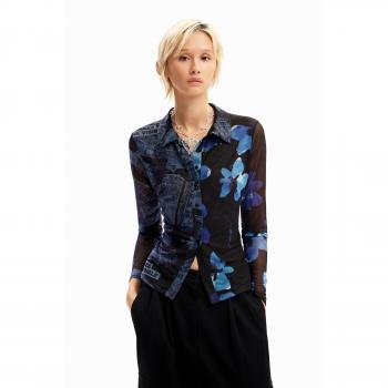 Desigual - Camiseta de mujer tul patch arty