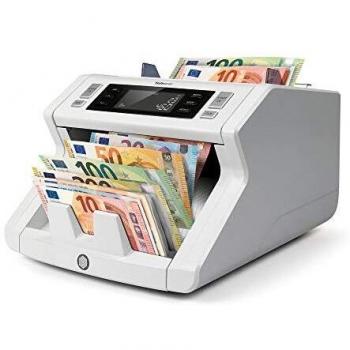 Contadora totalizadora de billetes con detección de billetes falsos de 5 puntos marca Safescan