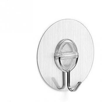 Colg. adherente reutilizable con gancho móvil . acero inox. marca INOFIX