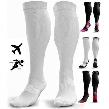aZengear Calcetines de compresión - Calcetines de Vuelo para Hombres y Mujeres