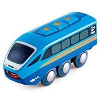 Hape Remote-Controlled Train with Sound Effect, Blue