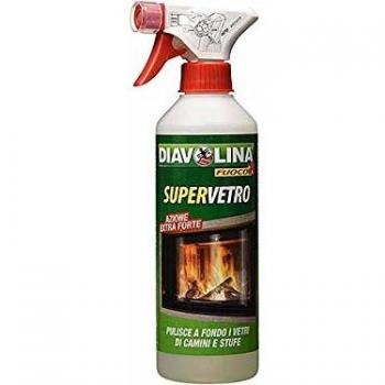 Limpiador de Vidrios para Estufas y Chimeneas Diavolina - Spray 500 ml