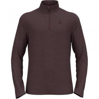 Odlo Forro Polar Hombre Roy con Media Cremallera Marrón (L)