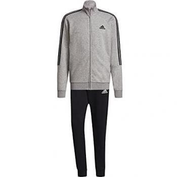 Chándal para Adultos Adidas 3 Stripes Team Gris Hombre
