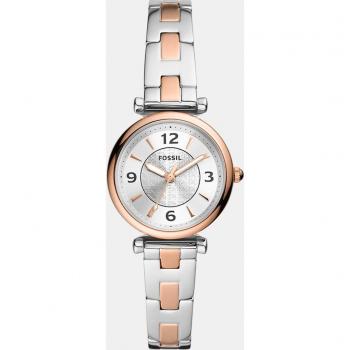 Reloj Fossil Carlie ES5201 para Mujer de Cuarzo con Correa de Acero Bicolor
