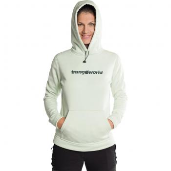 Sudadera de mujer Poppi Trangoworld en color verde para actividades al aire libre